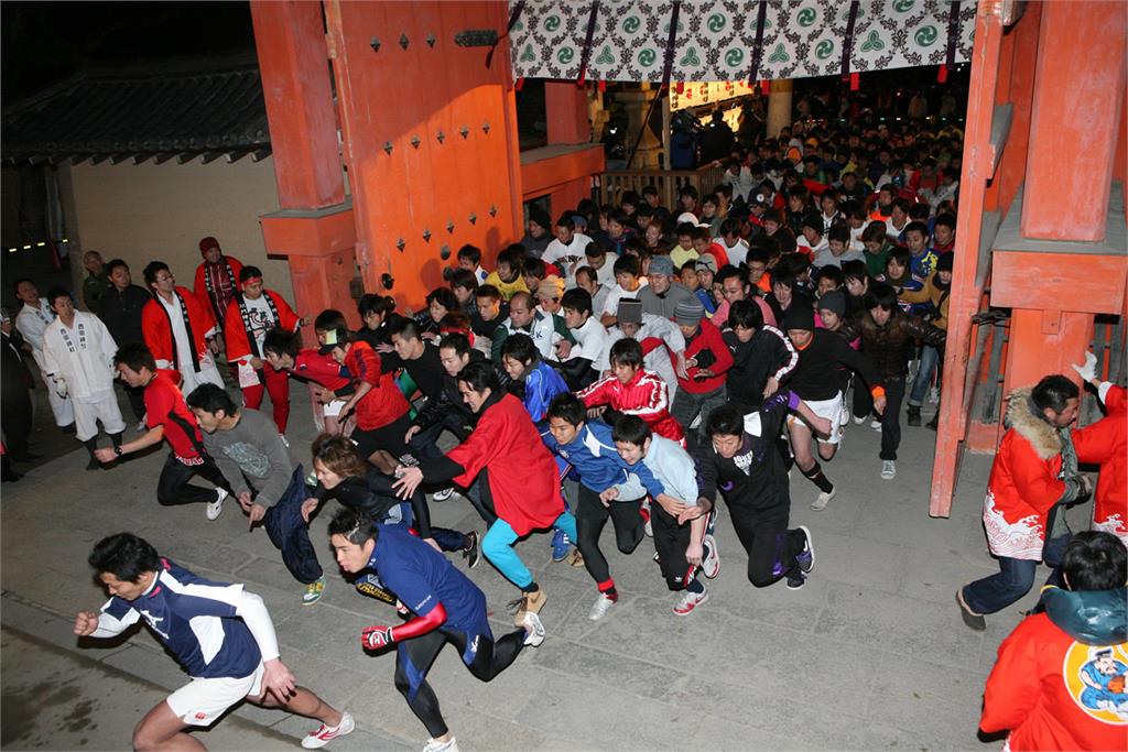 日群馬縣桐生西宮神社　舉辦關東首次「選福男」賽跑