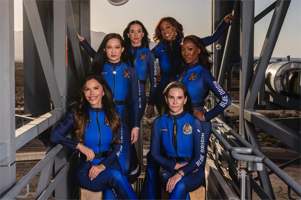 快新聞／飛向宇宙！凱蒂佩芮6人搭火箭衝太空　成史上首支「全女性」太空團隊