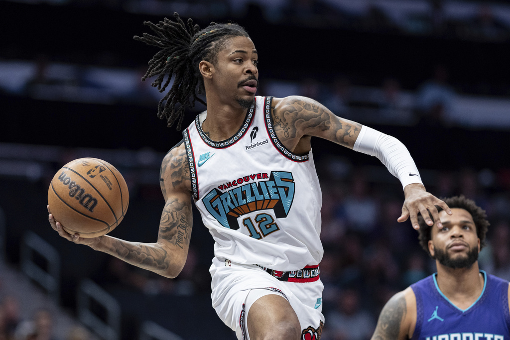 NBA(影)／我獨自升級！灰熊莫蘭特才因比槍被罰7萬5美金　這回改丟手榴彈