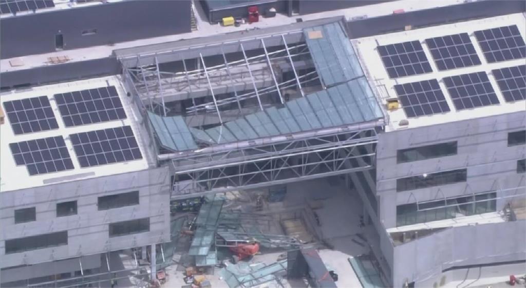 澳大學施工中建築天花板突坍塌 工人1死2傷