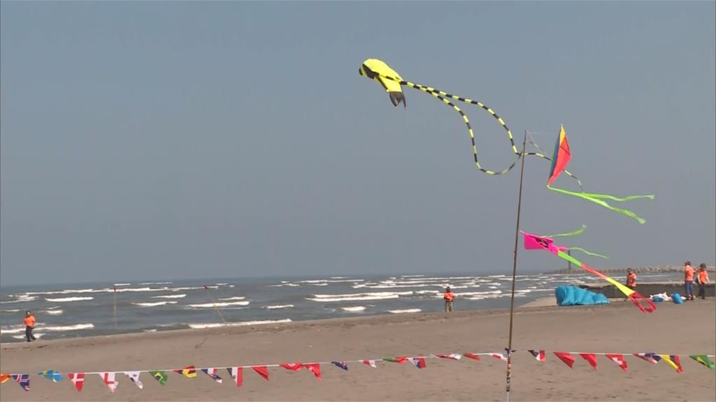 海岸線最美「風」情！台中大安濱海樂園風箏齊飛