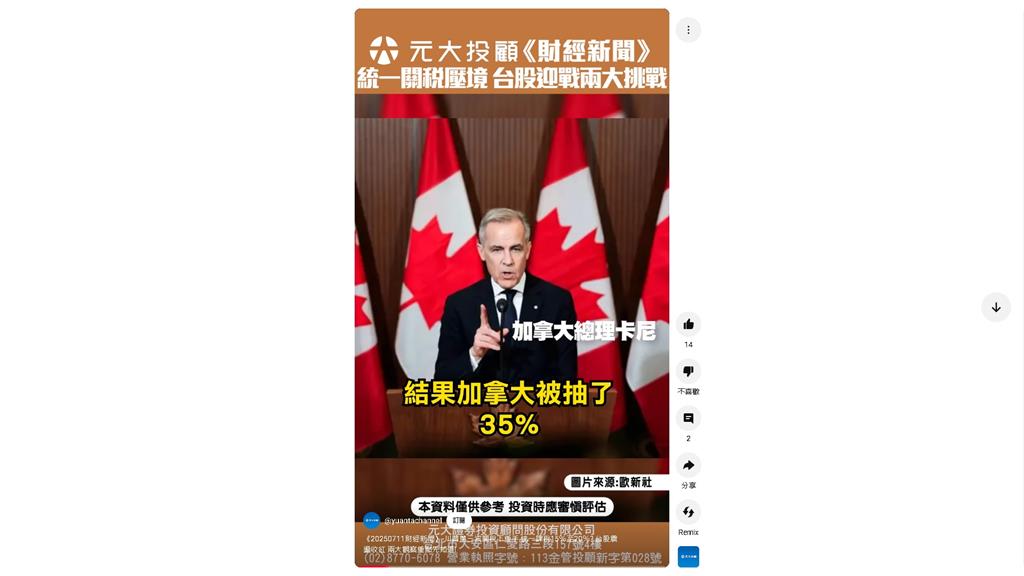 川普第三波關稅下重手 統一課稅15％至20％? 台股震盪收紅 兩大觀察重點先知道