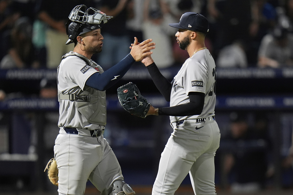 MLB(影)／4分領先還不夠?　洋基「降世神通」搞砸勝利延長賽輸光芒