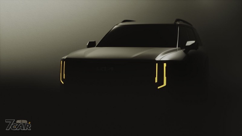 以嶄新設計語彙展現旗艦 SUV 風範　全新世代 Kia Telluride 預告登場