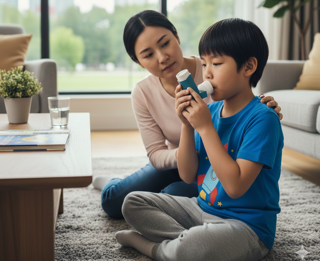 空污、溫差大「氣喘」進入好發期!使用藥物產生依賴性? 醫師:關鍵在家長!