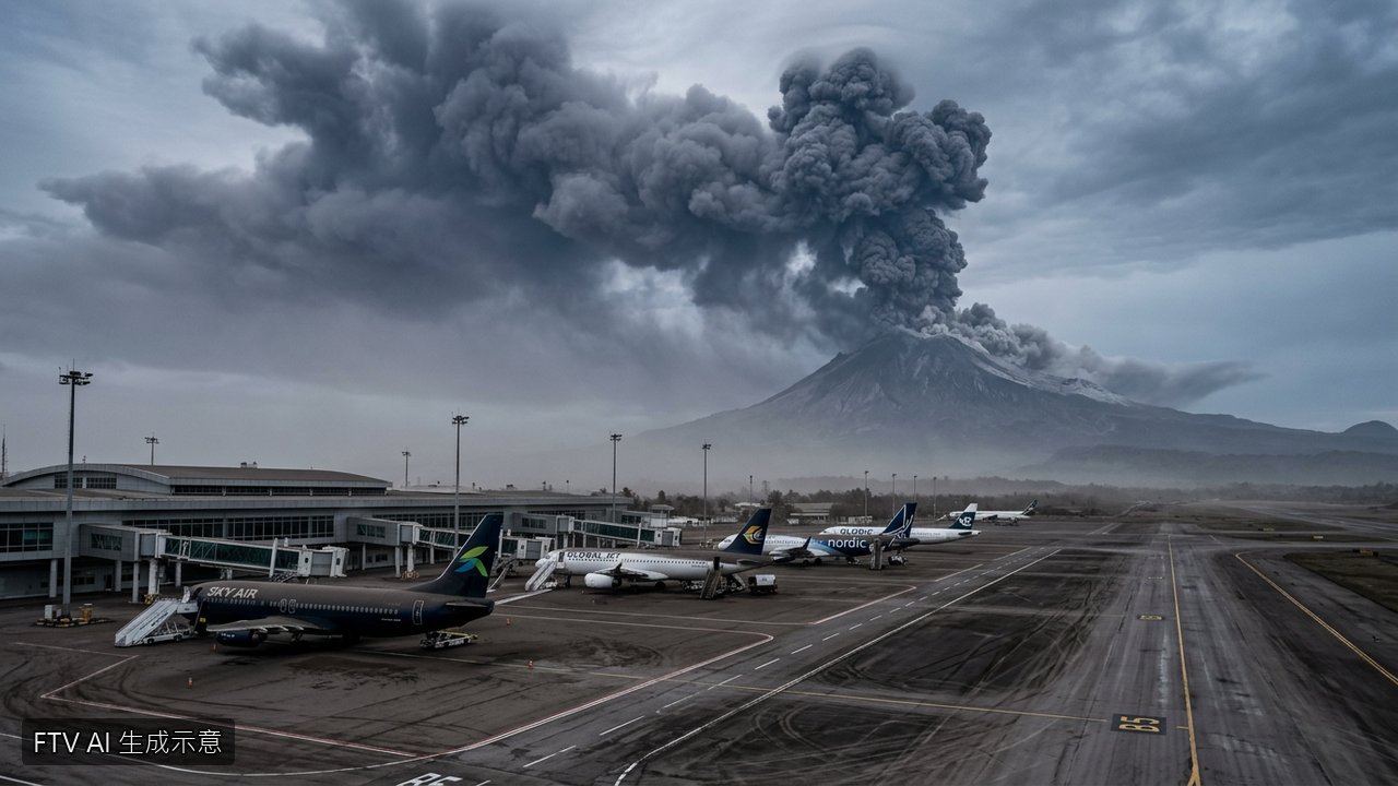 義大利埃特納火山持續噴灰　卡塔尼亞機場航班全面暫停