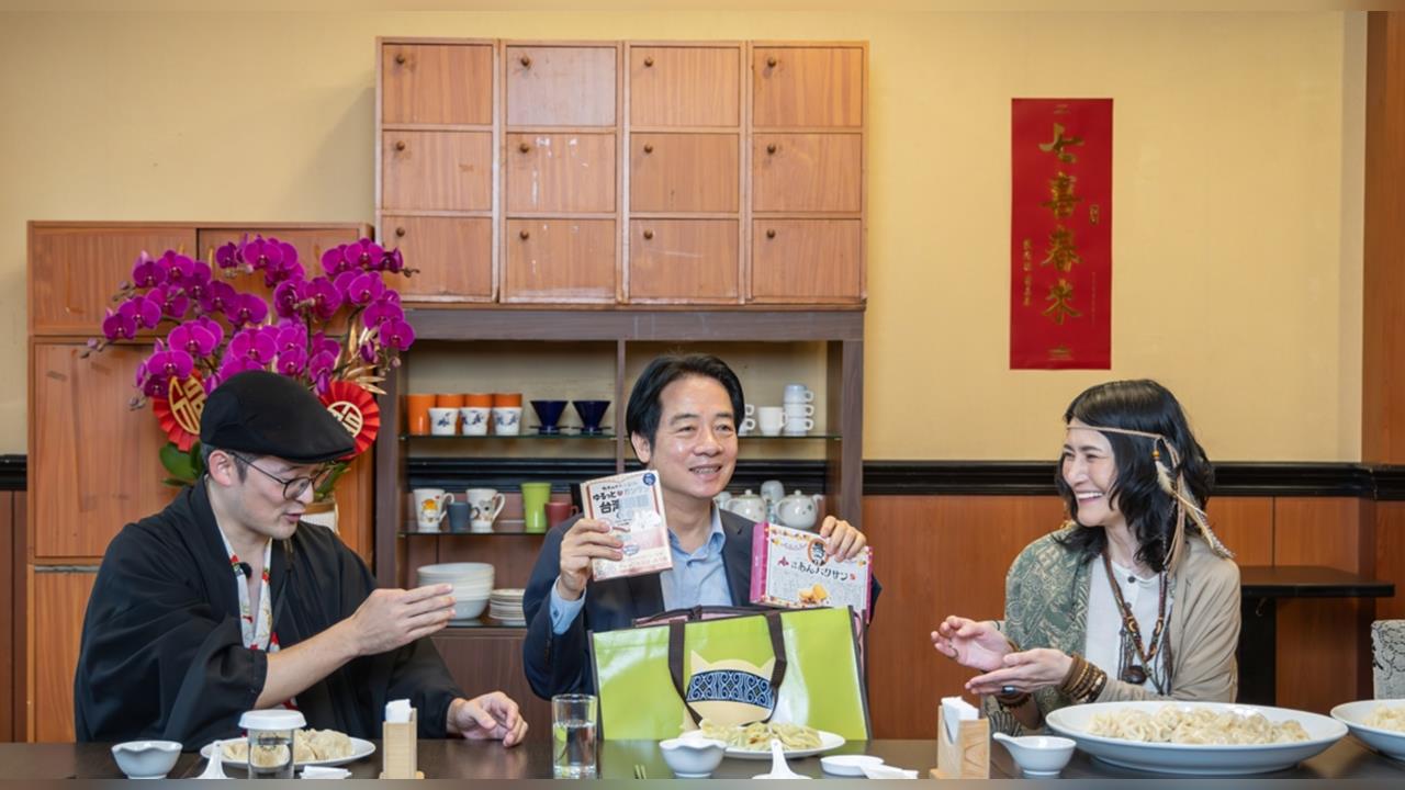 邀日本大胃王開箱總統府！　賴總統霸氣：喜歡什麼就送你