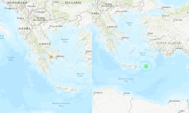 快新聞／希臘一小時內2次地震！　罕見規模「5.2和4.6」未傳出災情