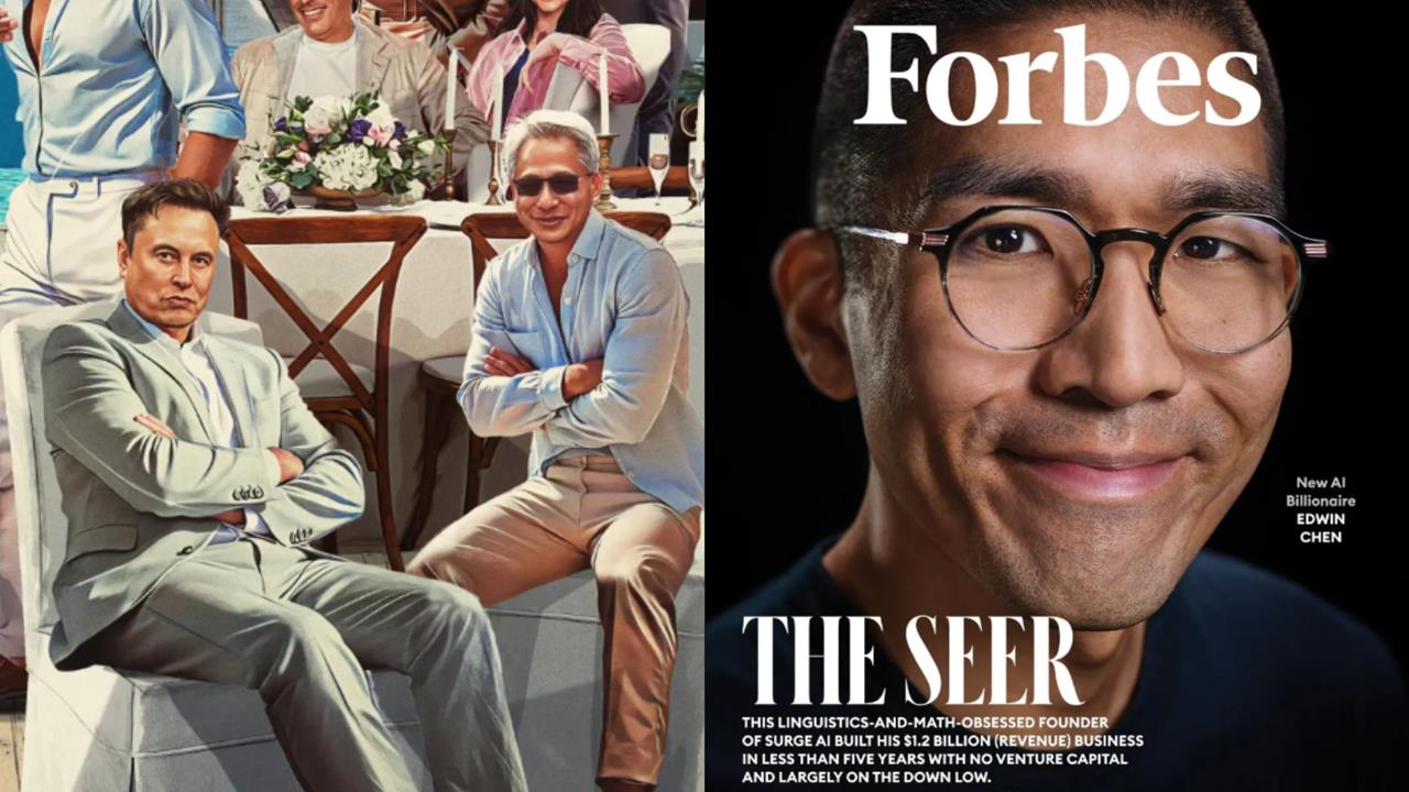 38歲台灣囡仔進「富比世400大富豪榜」!「身價破5600億」科技巨頭都是他客戶