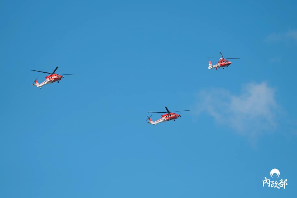 快新聞／空勤直升機、維安特勤隊雙十帥氣登場　徐國勇：盼台灣勇敢自信前行