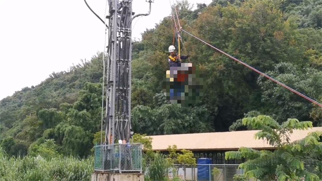 嘉義維修高壓電塔不慎觸電　外包商懸掛高空昏迷搶救不治