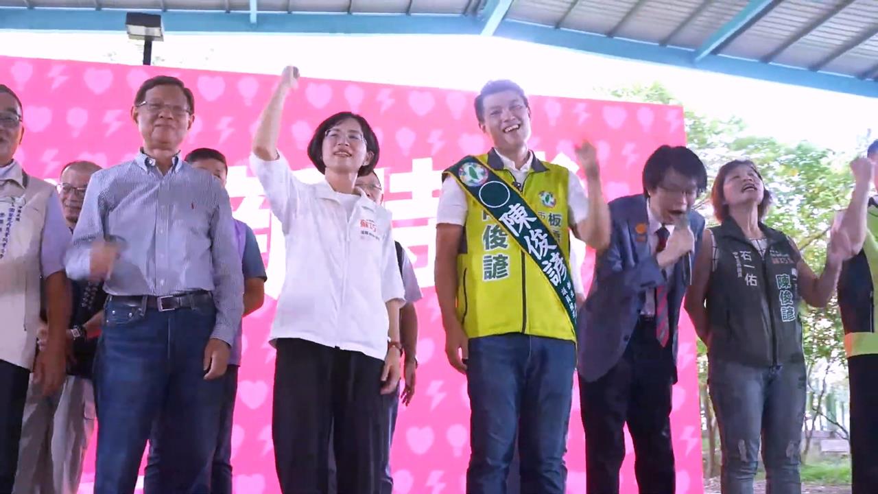 9合1選戰衝刺！　蘇巧慧連六場陸戰行程拚人氣
