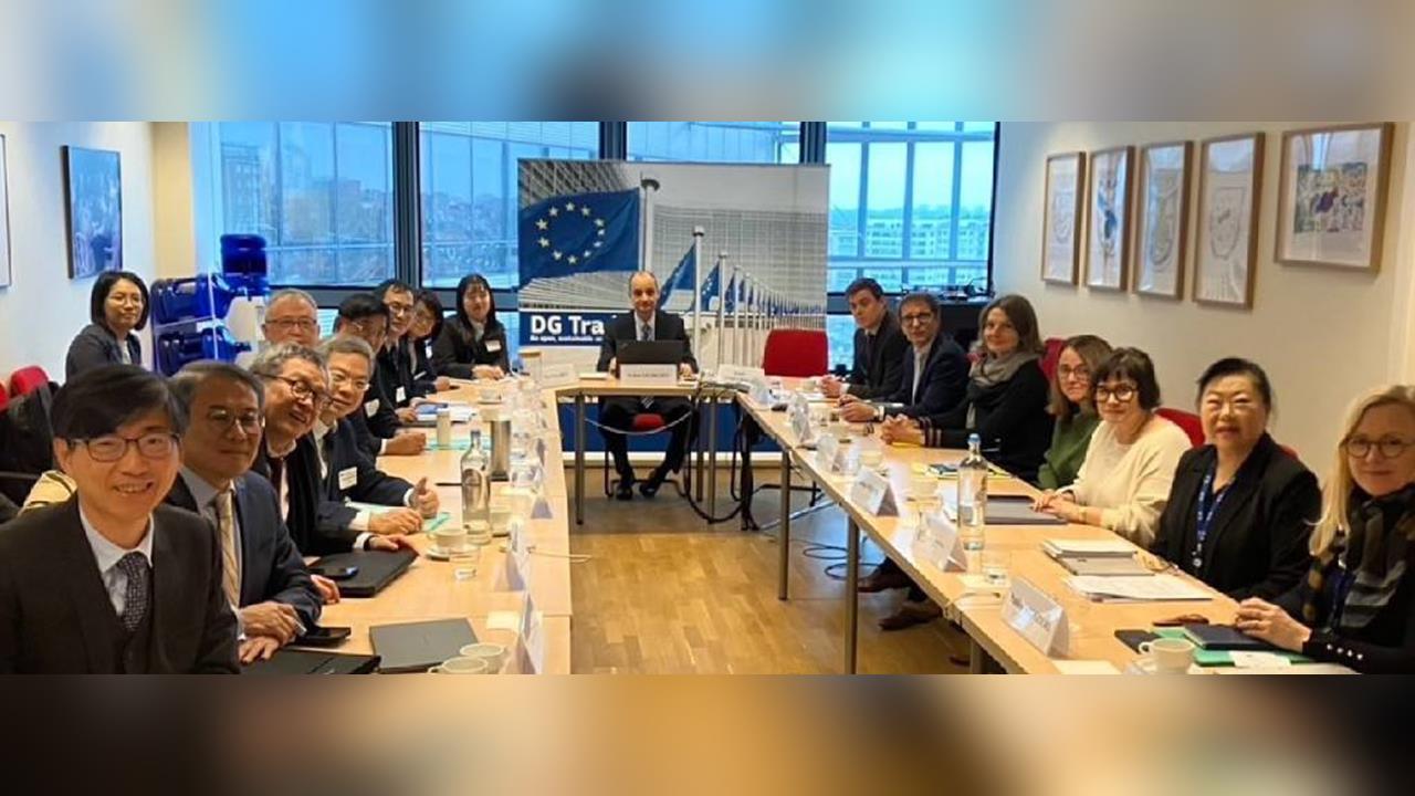 快新聞/龔明鑫首訪歐盟!強化台歐合作 雙邊貿易額破687億美元