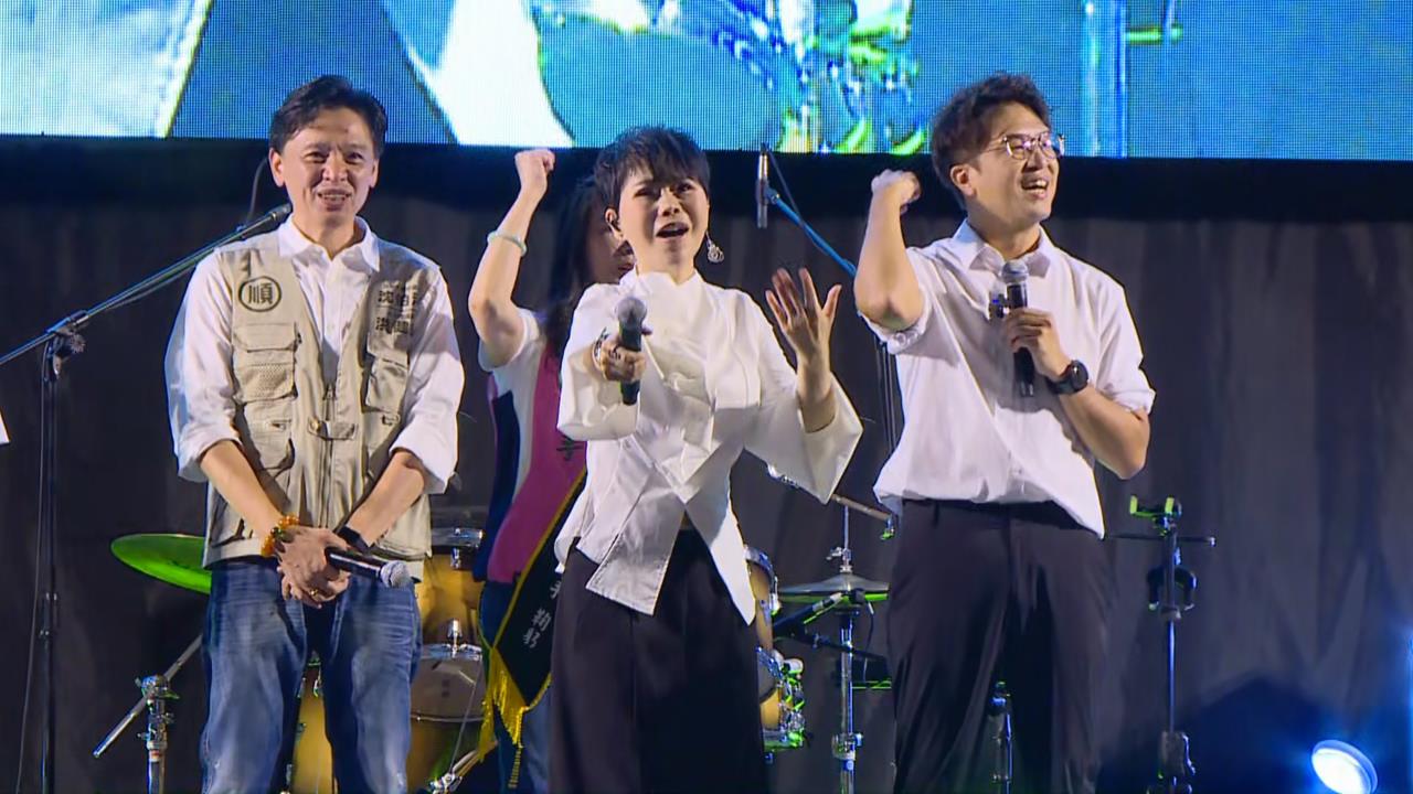快新聞／大咖台語歌后也挺沈伯洋！首度震撼同台開心共舞　他笑認沒天份