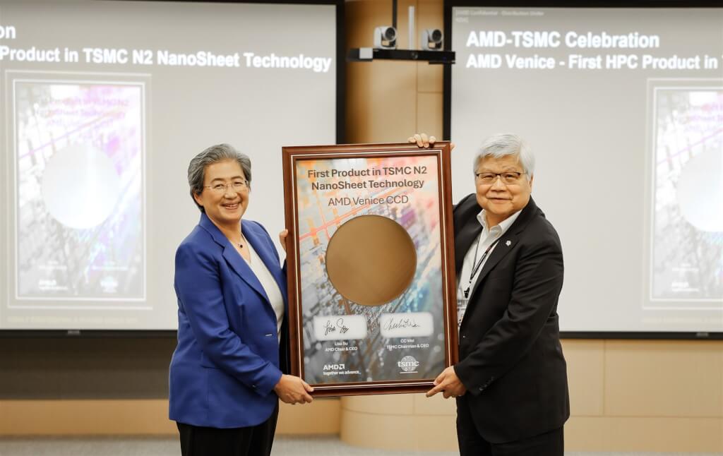 AMD新款處理器Venice投片　首款採台積電2奈米製程