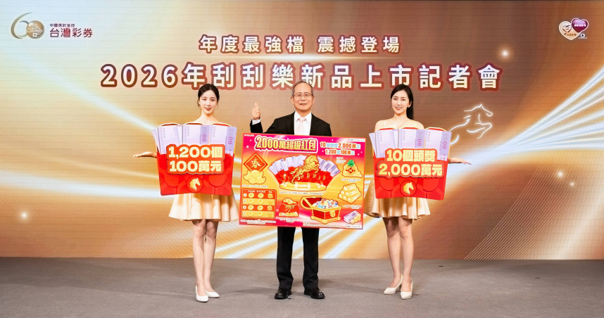 「2000萬超級紅包」刮刮樂基隆刮出！頭獎剩9張　百萬富翁多42人