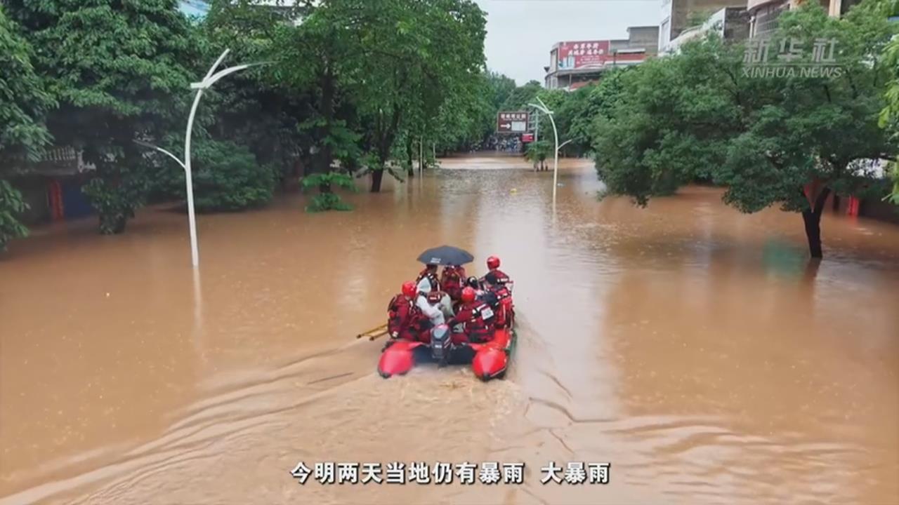 紫檀颱風外圍環流中廣西再爆洪災　積水最深達４公尺、一樓全泡水
