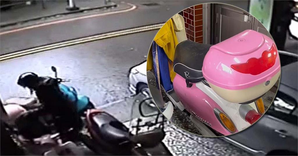 快新聞／雨衣怪盜1秒撬開後車廂「偷鋰電池」全被錄　警全力追緝