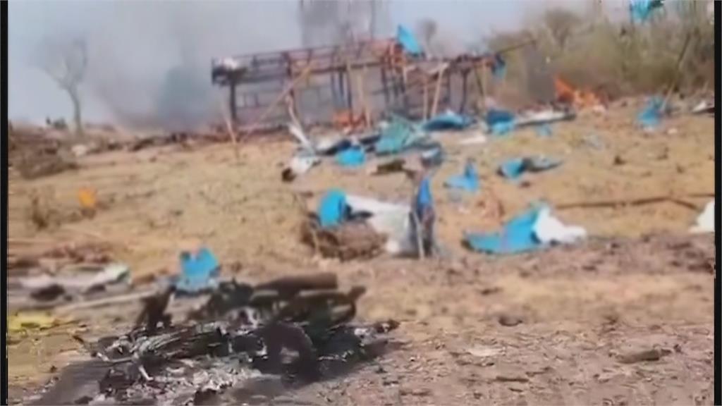 緬甸軍政府空襲鄉村集會 100人當場被炸死