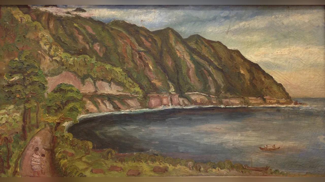 快新聞/原畫再現!陳澄波《東台灣臨海道路》真跡 今起在日特展8天