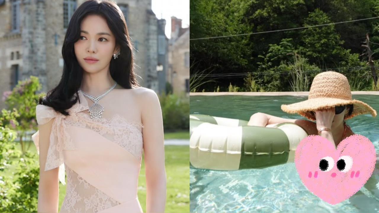 宋慧喬罕曬「泳池戲水照」！44歲「少女感滿滿」凍齡狀態驚呆網