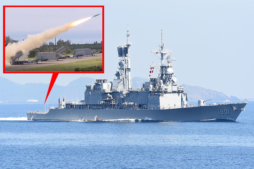 【不對稱戰力】雄二E巡弋飛彈海上部署 基隆級軍艦後甲板作發射平台
