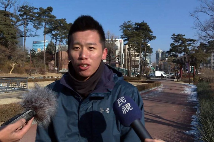 李智凱赴韓任冬奧火炬手 零下11度練跑