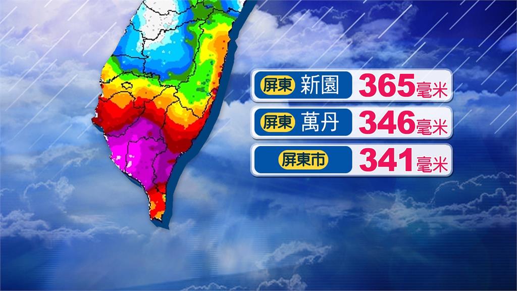 高雄、屏東超大豪雨特報 雨下到週四才緩和