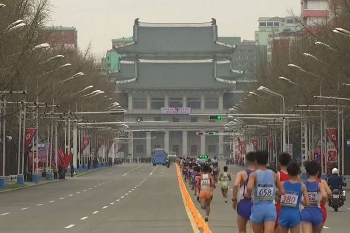 北朝鮮平壤馬拉松 外國跑者比去年少一半