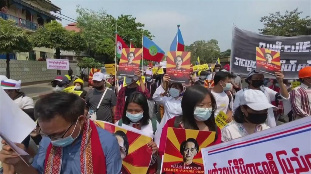 逾500人遭緬甸軍方逮捕 美日印澳籲回歸民主