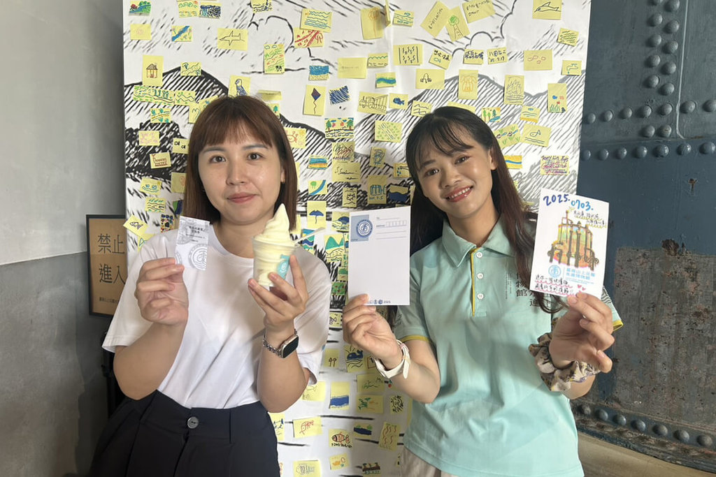 台南水道博物館互動展 遊客畫出心目中河流飆創意