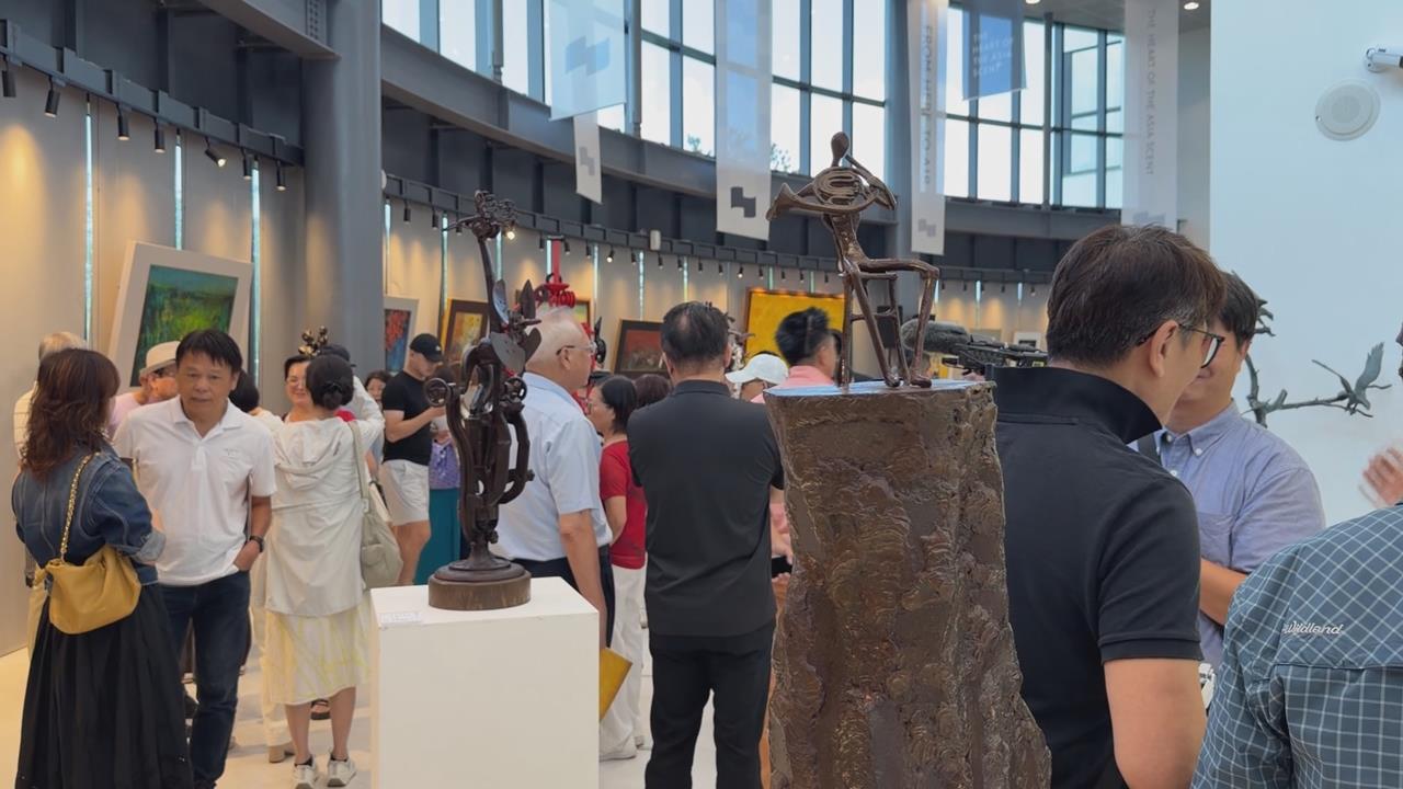 藝術與香氛浪漫相遇! 跨界創作讓畫"聞得到" 南投開展