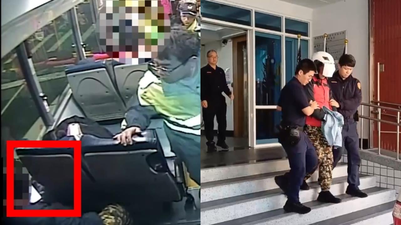 公車內突傳「殺人」關鍵字！男子大聲講電話遭警帶回「真相曝光」結局反轉