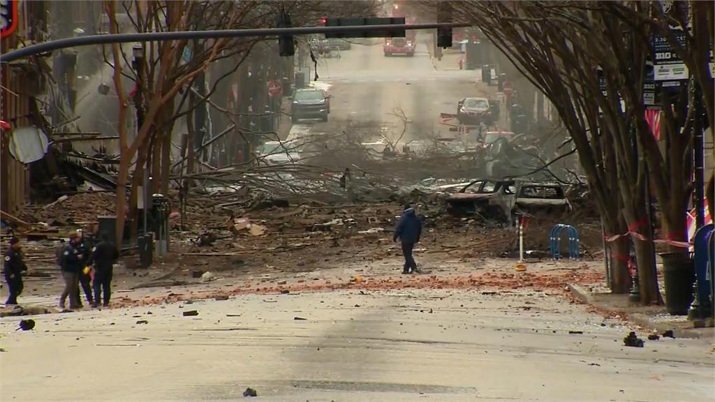 納許維爾市中心大爆炸 至少3人傷 20建築物受損