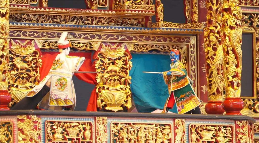 台灣傳統文化躍上國際　文奧台灣館布袋戲演出