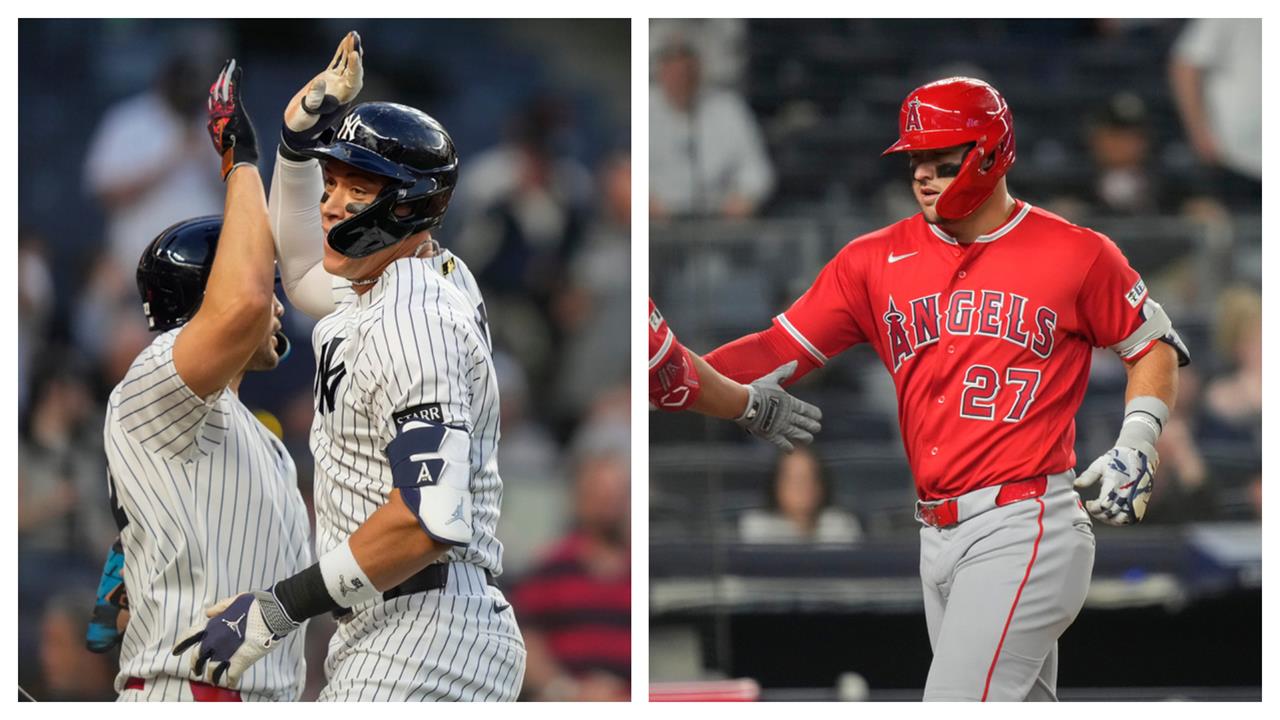 MLB(影)/法官、神鱒上演神仙打架!史上第二次兩位三屆MVP互轟多發全壘打