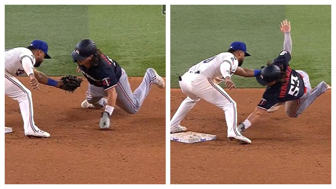 MLB(影)／有練輕功！「彈射空翻」極限逃生　雙城快腿閃過致命回馬槍