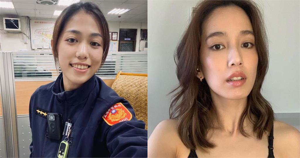 基警首位射擊教官撞臉女星陳庭妮　美女神槍手笑喊：有一點像啦