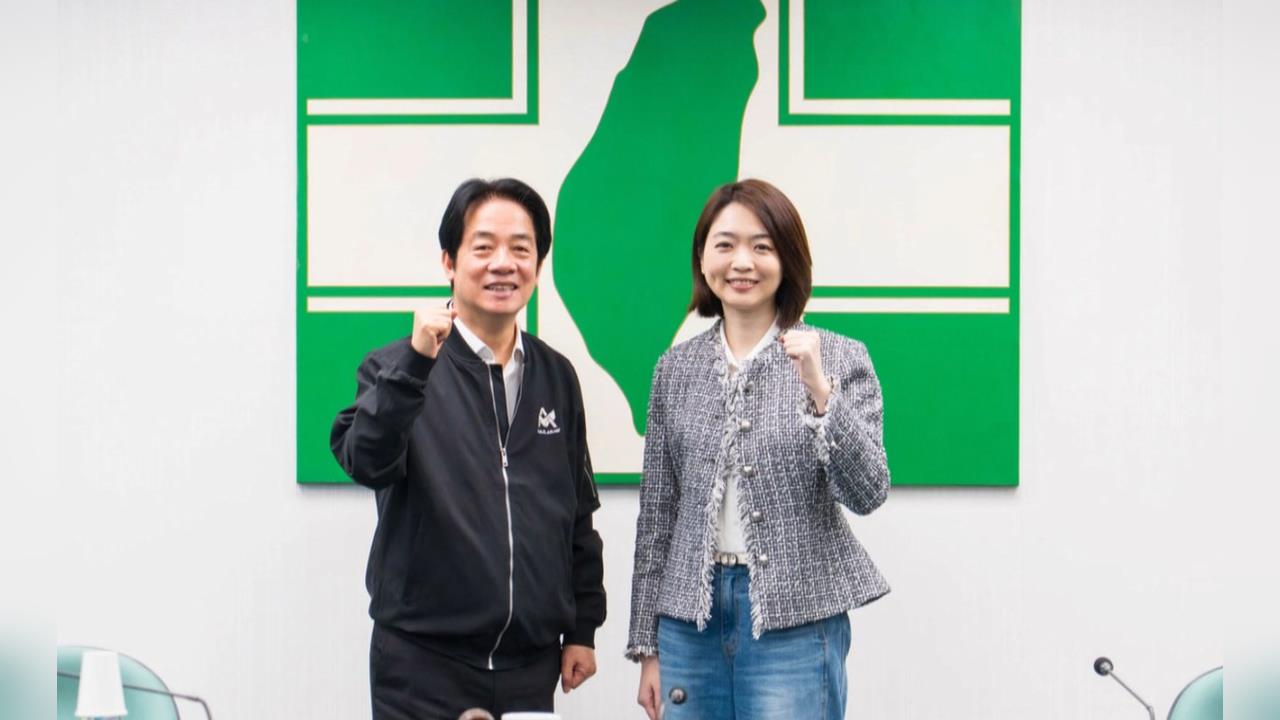 韓瑩請辭投入宜蘭市長選戰　賴清德喊「AAOA」為她加油