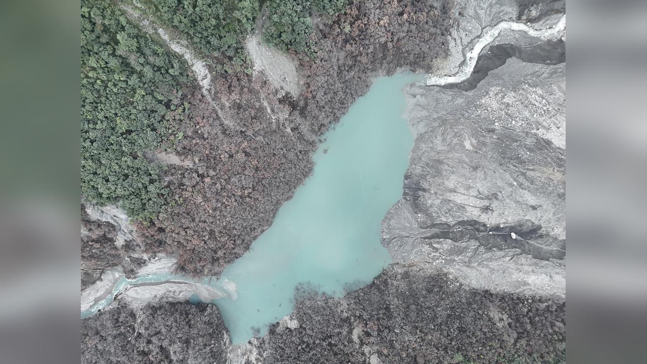 快新聞／花蓮新堰塞湖恐釀災？林保署曝最新數據「沒有崩塌、堵塞」