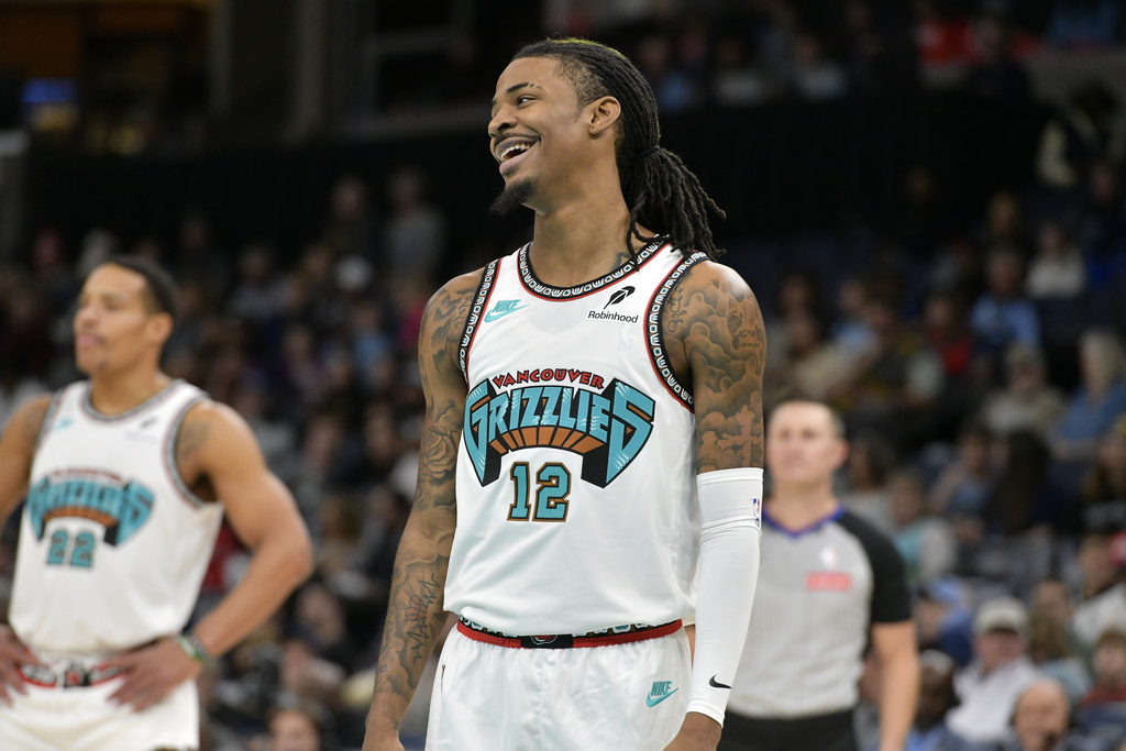 NBA(影)／克服落後19分劣勢！少主莫蘭特帶頭衝　灰熊拿下6連勝