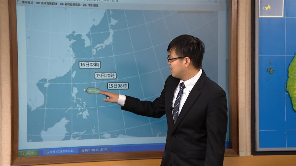 準颱風「丹娜絲」恐直撲台灣 最快週二發布海警