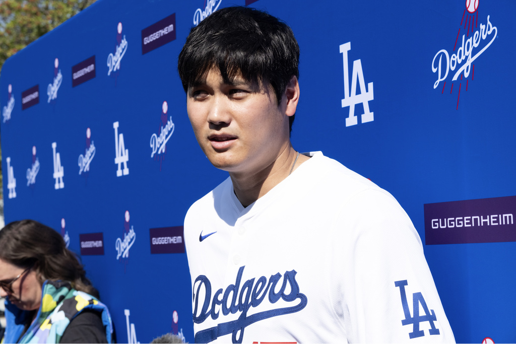 MLB(影)／大谷翔平曝即將當爸心情緊張又期待　笑喊要愛犬Decoy幫忙顧小孩