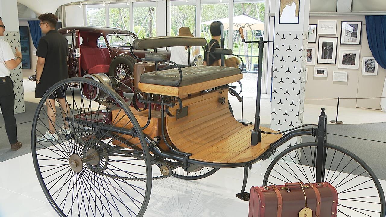 慶汽車發明140周年　世界首輛汽車「復刻版」與超跑始祖展出
