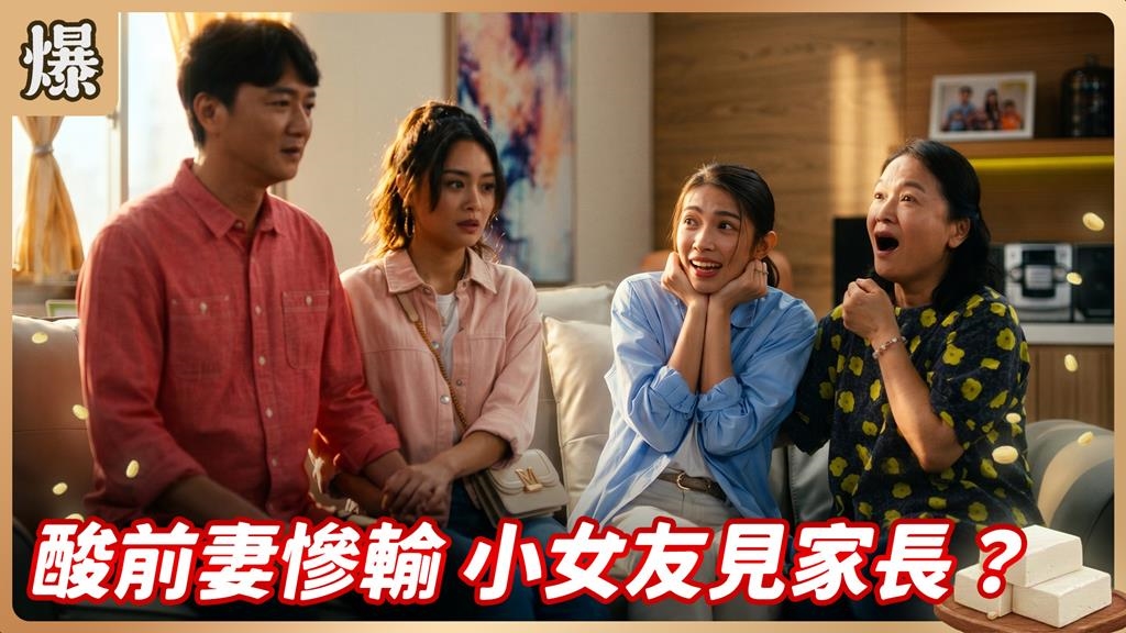 前夫妻新歡大PK！男交嫩妹、女找老男，輸贏立判？《豆腐媽媽-EP100精彩片段》