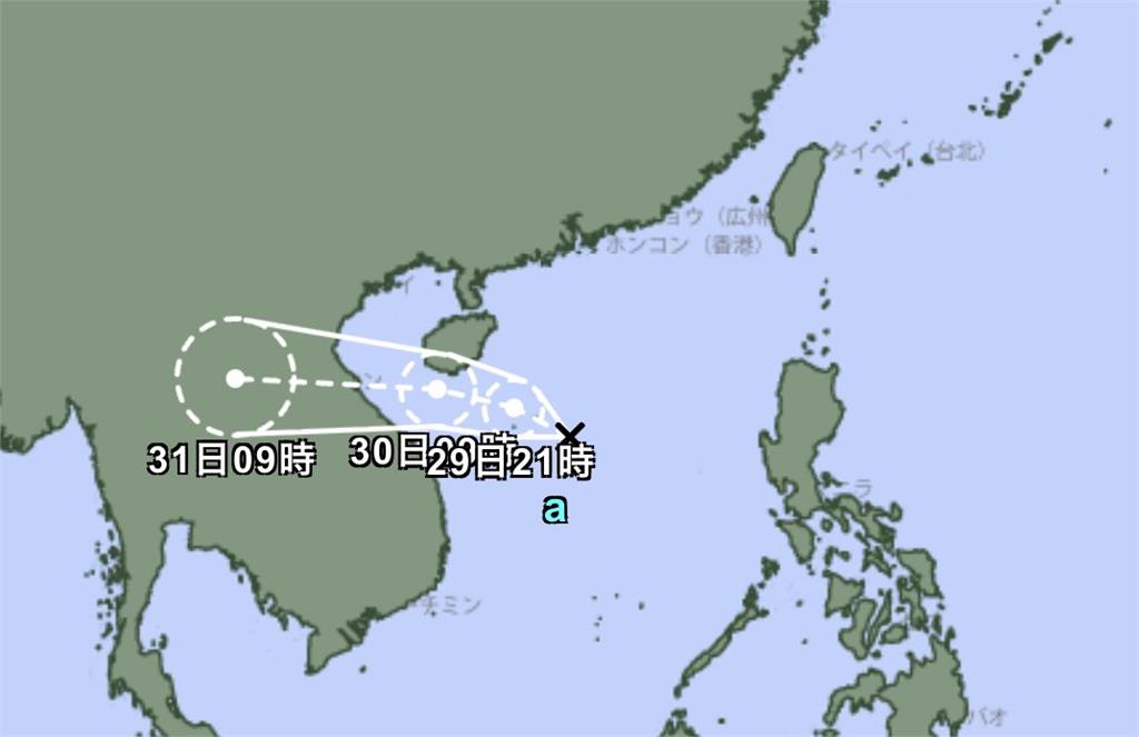 日氣象廳發布烈風警報!藍湖颱風估「明早生成」 揭曉最新路徑