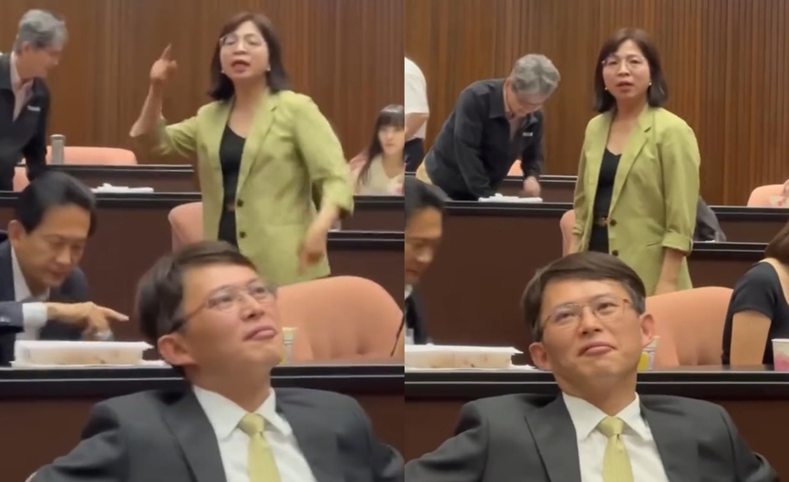 快新聞／林淑芬炸裂畫面曝　狂嗆黃國昌不敢倒閣：「臭俗辣」沒路用的男人！