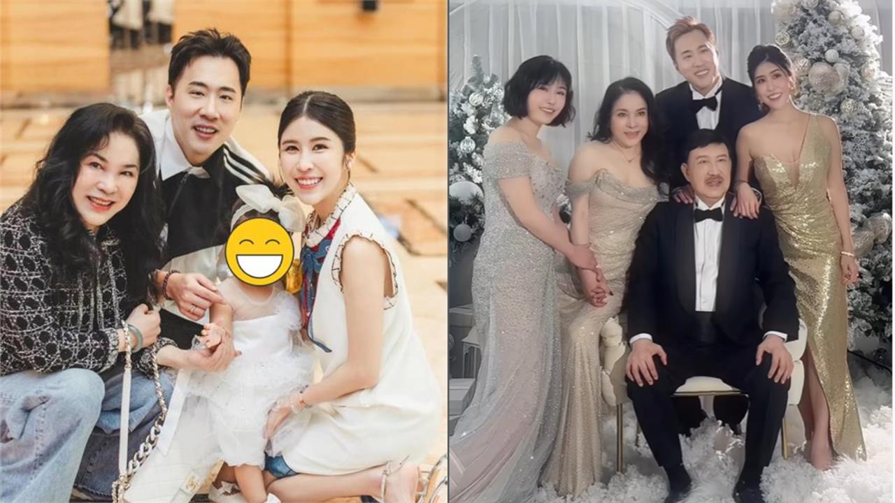 余祥銓辣妻甜曬「余天全家福」 75歲李亞萍、余筱萍近照曝光美翻網!