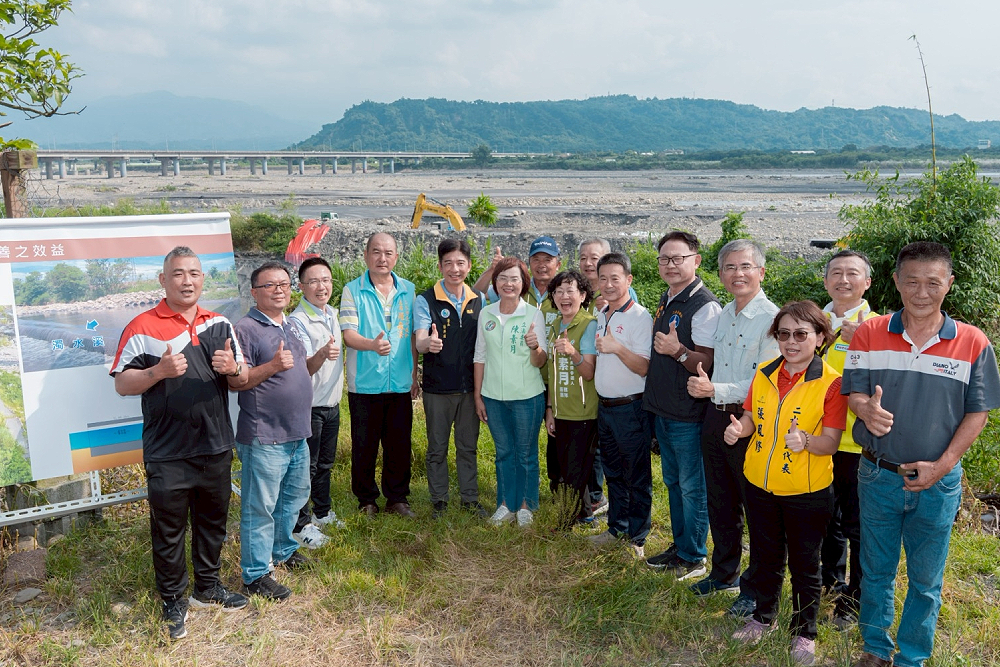 爭取彰化百年莿仔埤圳導水路改新工法　陳素月：歷史性一刻