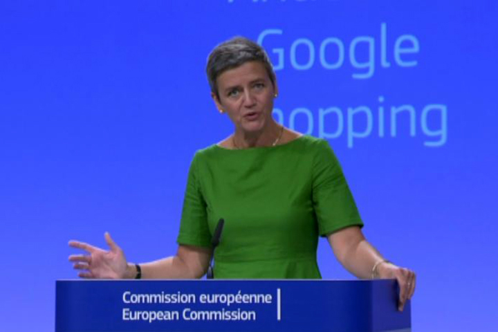 Google壟斷市場 <em>歐盟</em>開鍘罰820億台幣